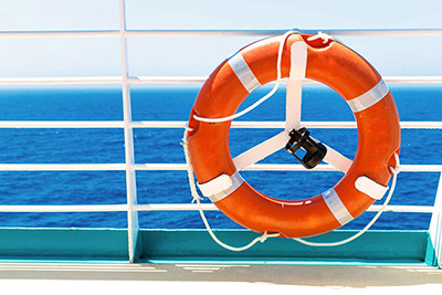 Life Buoy on a Cruise Ship (Photo: Marcel Kriegl/Shutterstock)